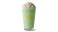 the Shāmrock shake is made up of everyone's favorite vanilla soft serve ice cream (Image via McDonald's)